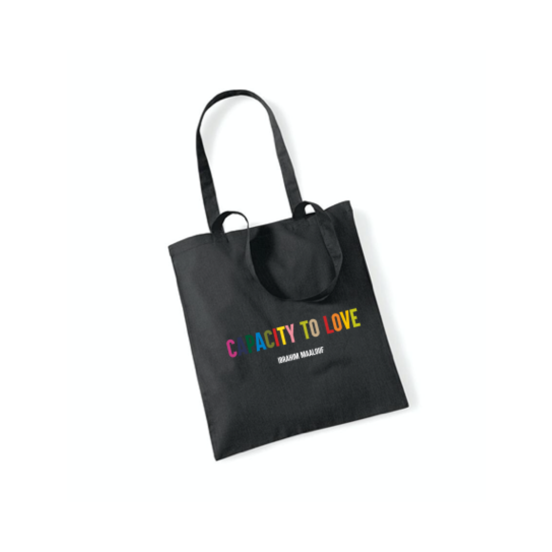 Tote Bag Capacity to Love Black