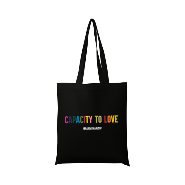 Black Tote Bag Capacity to Love